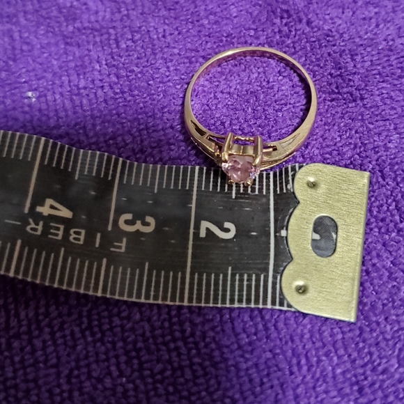 2 pink ice 10k gold sold together - Picture 8 of 8